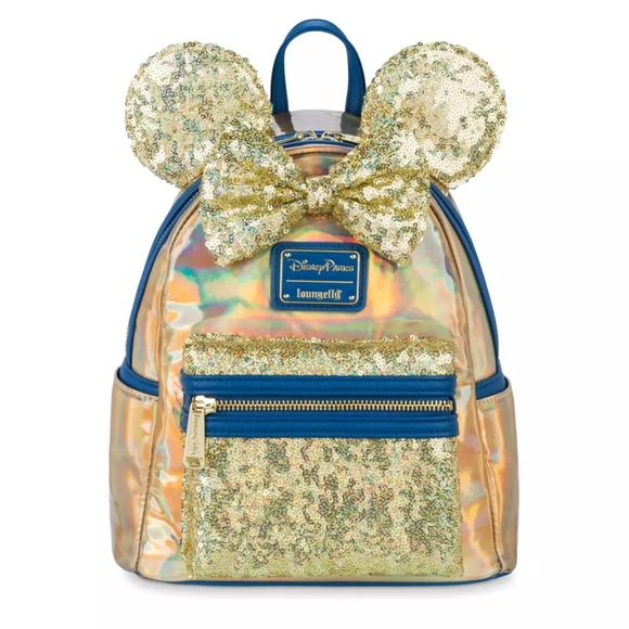 Loungefly x Disney Parks Minnie Mouse EARidescent Mini Backpack - Picture 4 of 9